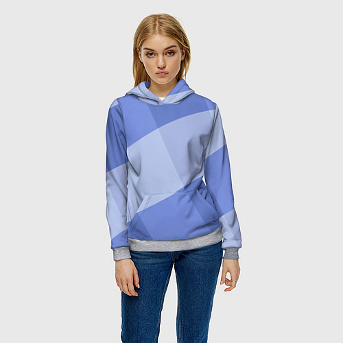 Женская толстовка Теплый минимализм / 3D-Меланж – фото 3