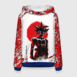 Толстовка-худи женская Dragon ball, цвет: 3D-синий