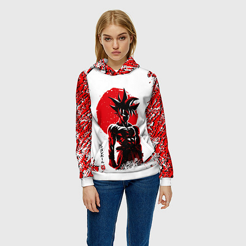 Женская толстовка Dragon ball / 3D-Белый – фото 3
