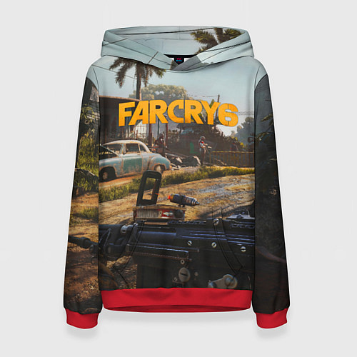 Женская толстовка Far Cry 6 game art / 3D-Красный – фото 1