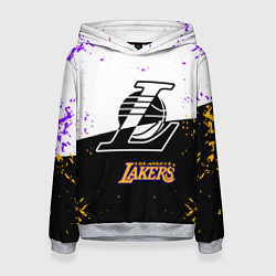 Толстовка-худи женская Коби Брайант Los Angeles Lakers,, цвет: 3D-меланж