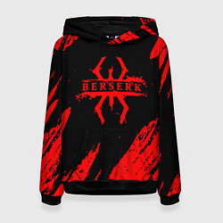 Толстовка-худи женская Берсерк - Berserk, цвет: 3D-черный