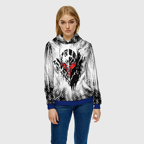 Женская толстовка Берсерк Berserk / 3D-Синий – фото 3