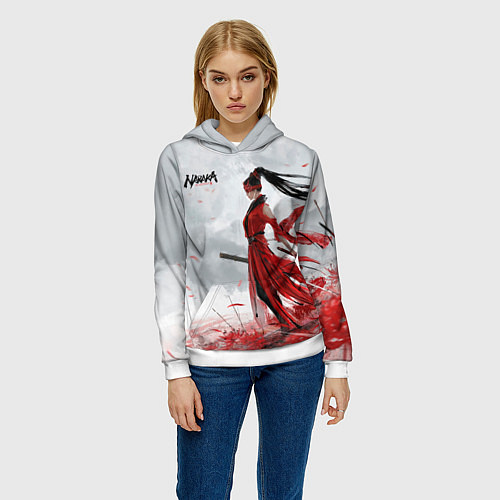 Женская толстовка Naraka BP / 3D-Белый – фото 3