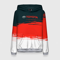 Толстовка-худи женская Toyota Texture, цвет: 3D-меланж