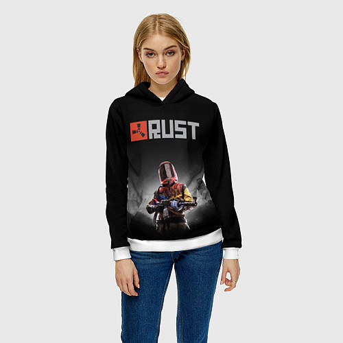 Женская толстовка Работяга из Раста / 3D-Белый – фото 3