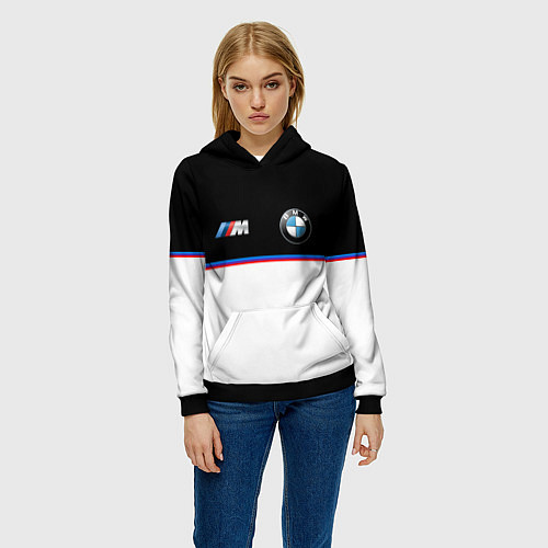 Женская толстовка BMW Два цвета / 3D-Черный – фото 3