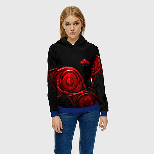 Женская толстовка Башня Бога Захард / 3D-Синий – фото 3