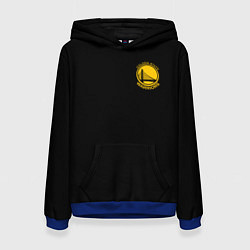 Толстовка-худи женская GOLDEN STATE WARRIORS BLACK STYLE, цвет: 3D-синий