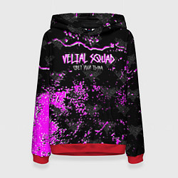 Толстовка-худи женская VELIAL - SQUAD, цвет: 3D-красный