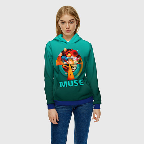 Женская толстовка The Resistance - Muse / 3D-Синий – фото 3