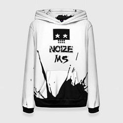 Толстовка-худи женская Noize MC Нойз МС 1, цвет: 3D-черный