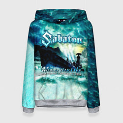 Толстовка-худи женская World War Live: Battle of the Baltic Sea - Sabaton, цвет: 3D-меланж
