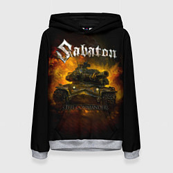 Толстовка-худи женская SABATON - Steel Commanders, цвет: 3D-меланж