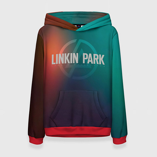 Женская толстовка Studio Collection - Linkin Park / 3D-Красный – фото 1