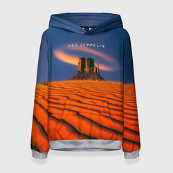 Толстовка-худи женская Led Zeppelin коллекционное, цвет: 3D-меланж