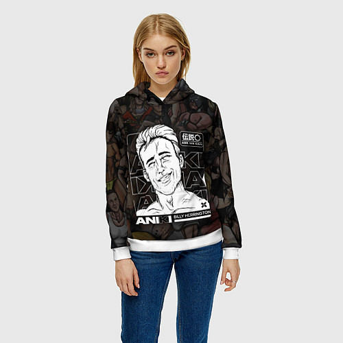 Женская толстовка BILLY HERRINGTON ANIKI / 3D-Белый – фото 3