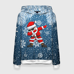 Толстовка-худи женская DAB SANTA WINTER, цвет: 3D-белый