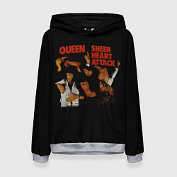 Толстовка-худи женская Sheer Heart Attack - Queen, цвет: 3D-меланж