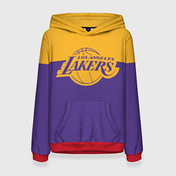 Толстовка-худи женская LAKERS LINE HEXAGON SPORT, цвет: 3D-красный