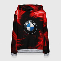 Толстовка-худи женская BMW RED BEAST, цвет: 3D-меланж