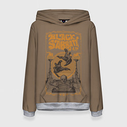 Толстовка-худи женская Black Sabbat Tour, цвет: 3D-меланж