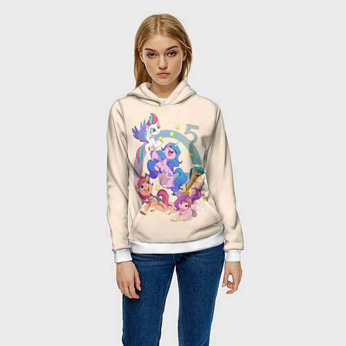 Женская толстовка G5 My Little Pony / 3D-Белый – фото 3