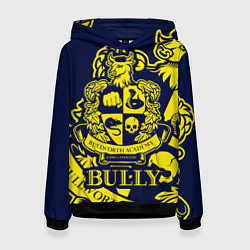 Толстовка-худи женская Bully, Bullworth Academy, цвет: 3D-черный