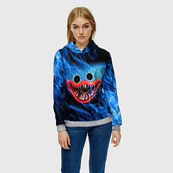 Толстовка-худи женская POPPY PLAYTIME ХАГИ ВАГИ В ОГНЕ, цвет: 3D-меланж — фото 2