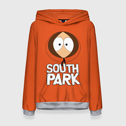 Толстовка-худи женская Южный парк Кенни South Park, цвет: 3D-меланж