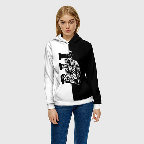 Женская толстовка BJJ / 3D-Белый – фото 3