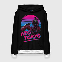 Толстовка-худи женская Welkome to NEO TOKYO Akira, цвет: 3D-белый