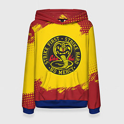 Толстовка-худи женская Cobra Kai Big Logo, цвет: 3D-синий