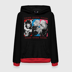 Толстовка-худи женская Jujutsu Kaisen, цвет: 3D-красный