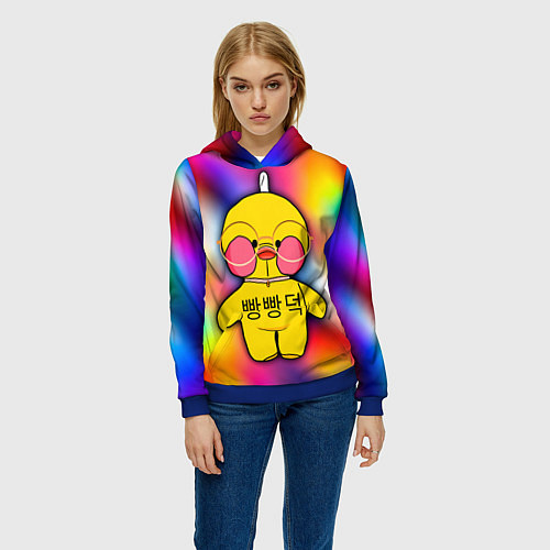 Женская толстовка Лалафанфан Lalafanfan Duck / 3D-Синий – фото 3