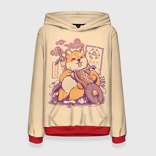 Женская толстовка Стиба Ину Линк / 3D-Красный – фото 1