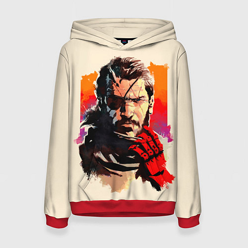 Женская толстовка Босс с повязкой / 3D-Красный – фото 1