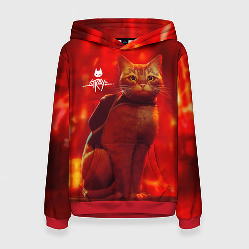 Женская толстовка The Stray / 3D-Красный – фото 1