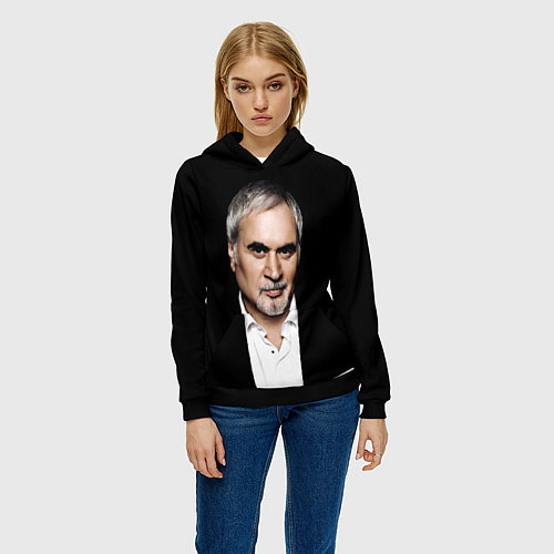 Женская толстовка МЕЛАДЗЕ НА ЧЕРНОМ ФОНЕ / 3D-Черный – фото 3