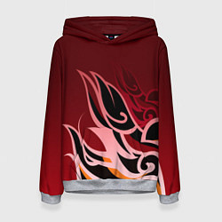 Толстовка-худи женская ТОМА GENSHIN IMPACT, цвет: 3D-меланж