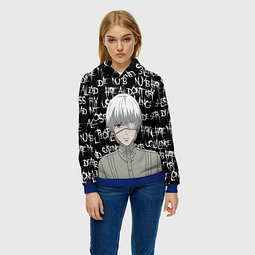 Женская толстовка Я НЕ ВЕРНУСЬ В АНТЕЙКУ / 3D-Синий – фото 3