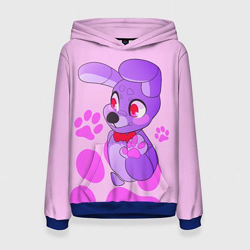 Женская толстовка Bonnie the Rabbit UCN / 3D-Синий – фото 1
