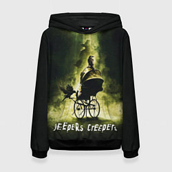 Толстовка-худи женская Poster Jeepers Creepers, цвет: 3D-черный