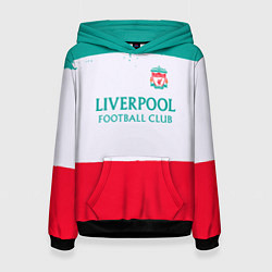 Толстовка-худи женская Liverpool sport, цвет: 3D-черный