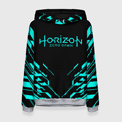 Толстовка-худи женская HORIZON ZERO DAWN NEON, цвет: 3D-меланж