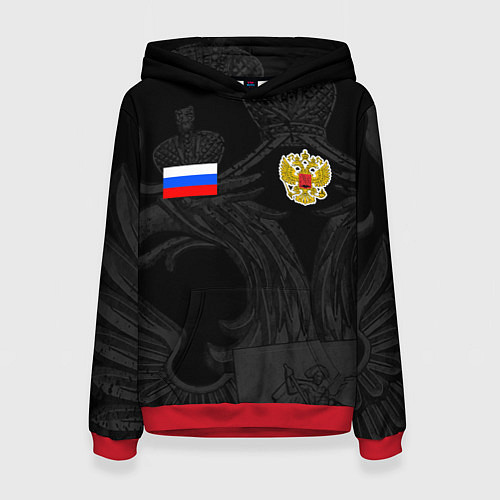 Женская толстовка ФОРМА РОССИИ RUSSIA UNIFORM / 3D-Красный – фото 1