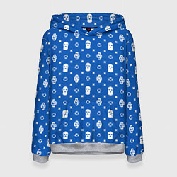 Толстовка-худи женская Blue Dope Camo Dope Street Market, цвет: 3D-меланж