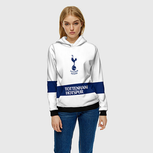 Женская толстовка Tottenham Тоттенхэм / 3D-Черный – фото 3