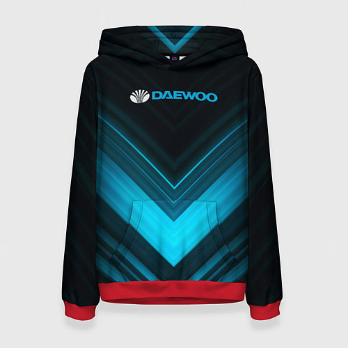 Женская толстовка DAEWOO ДЭУ спорт / 3D-Красный – фото 1