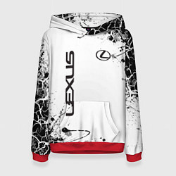 Женская толстовка Lexus texture Трещины